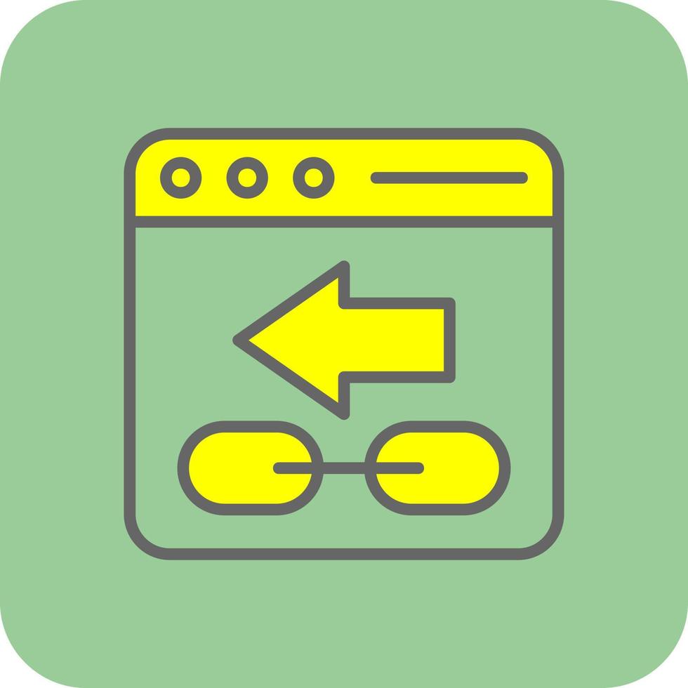 Backlink Vector Icon Design