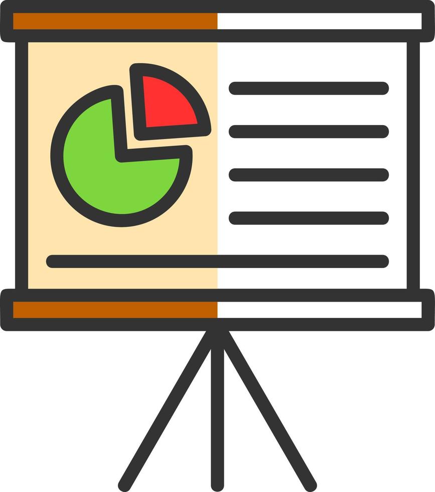 Presentation Vector Icon Design