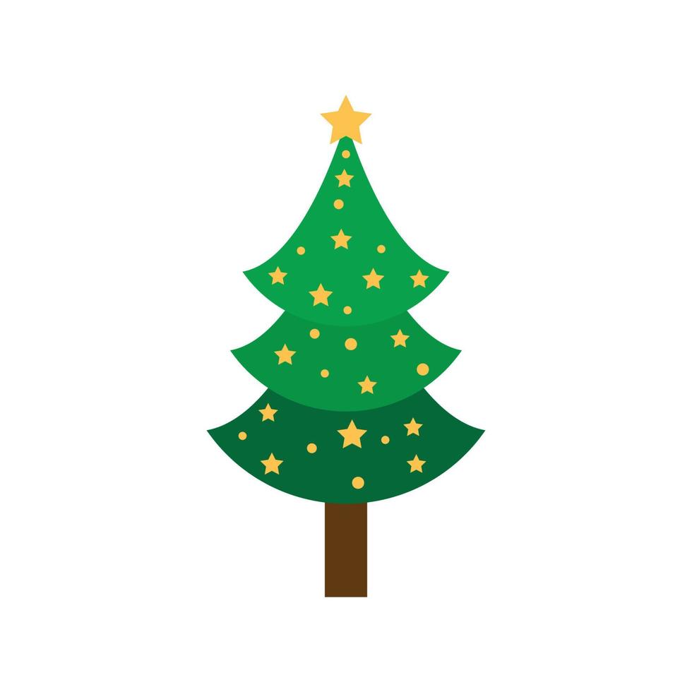 Pine tree illustration vector