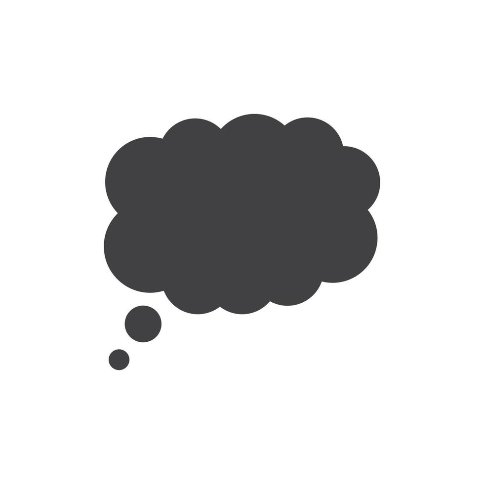 Speech bubble icon vector