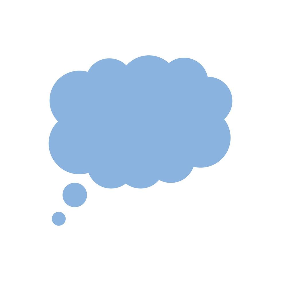 Speech bubble icon vector
