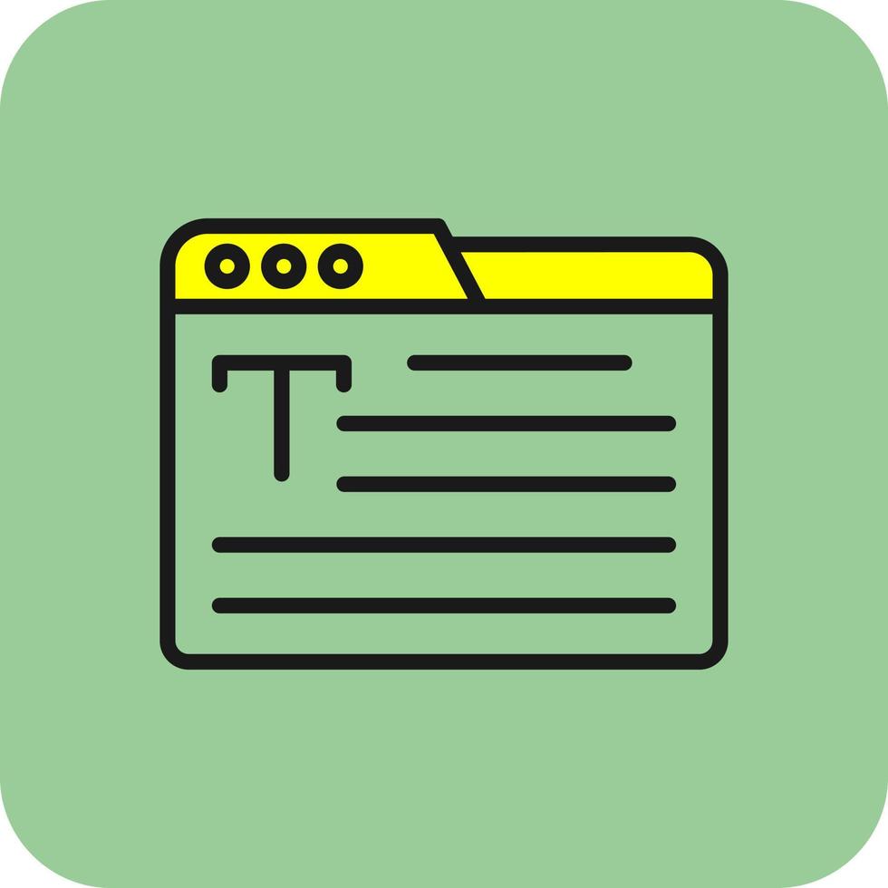 Copywriting Vector Icon Design