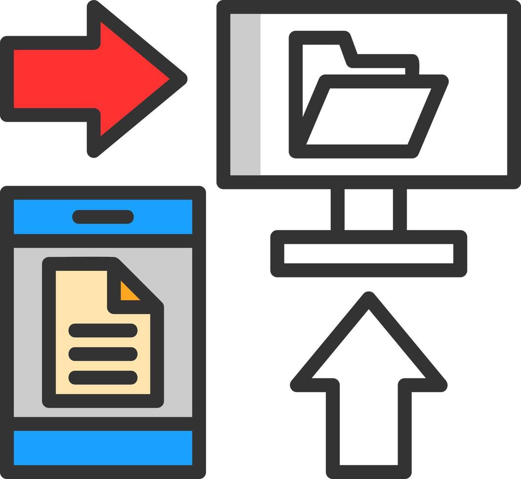 Transfer Vector Icon Design