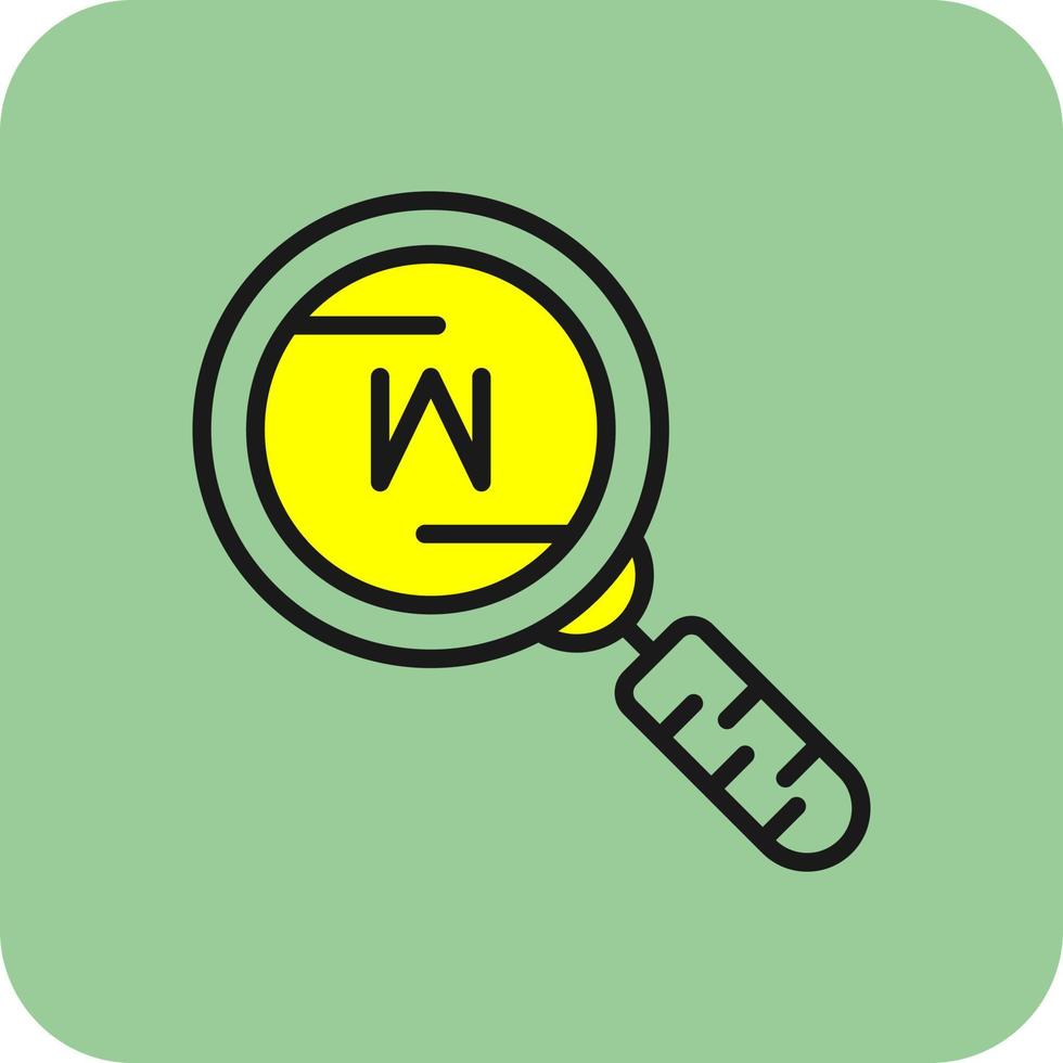 Keywords Vector Icon Design