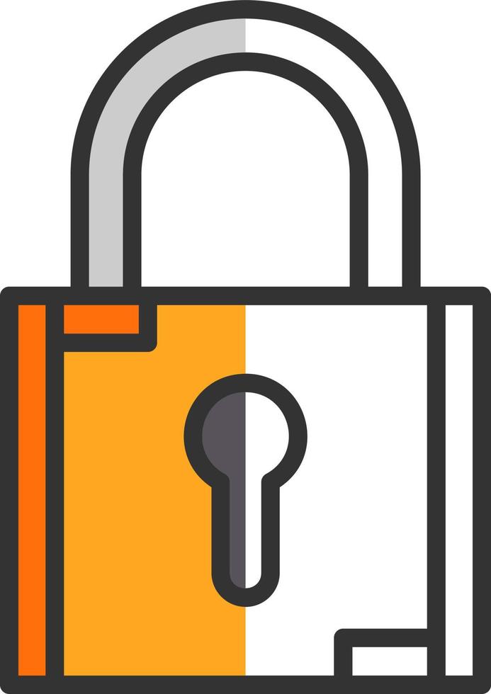 Locked Vector Icon Design