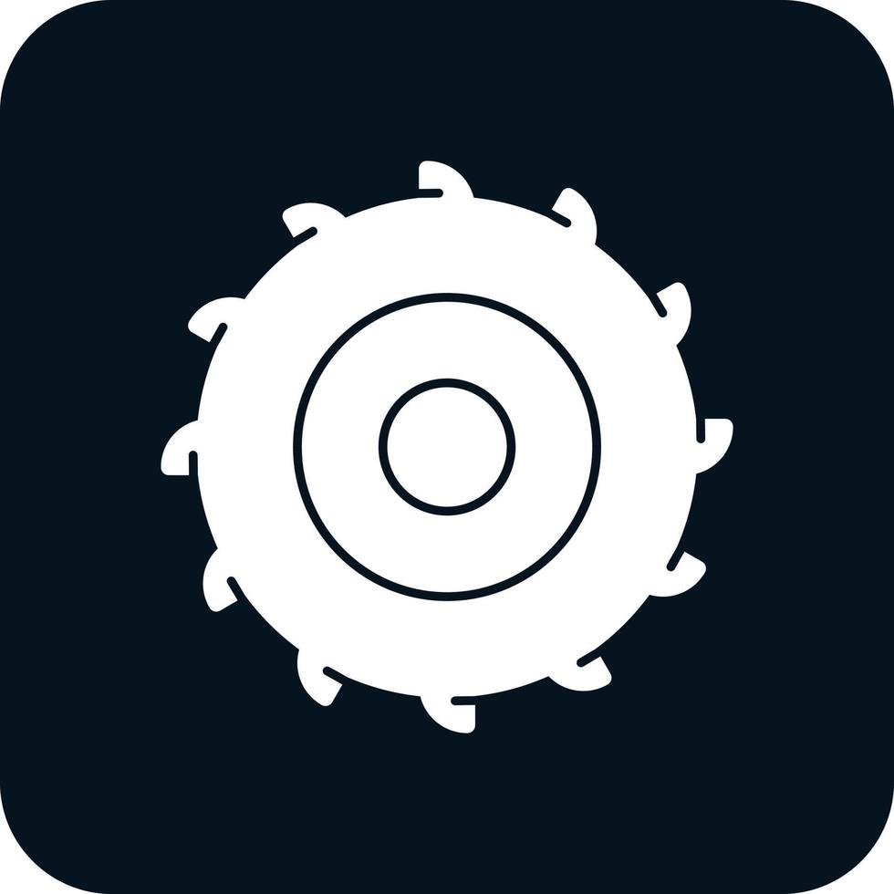 Circular Saw Vector Icon Design