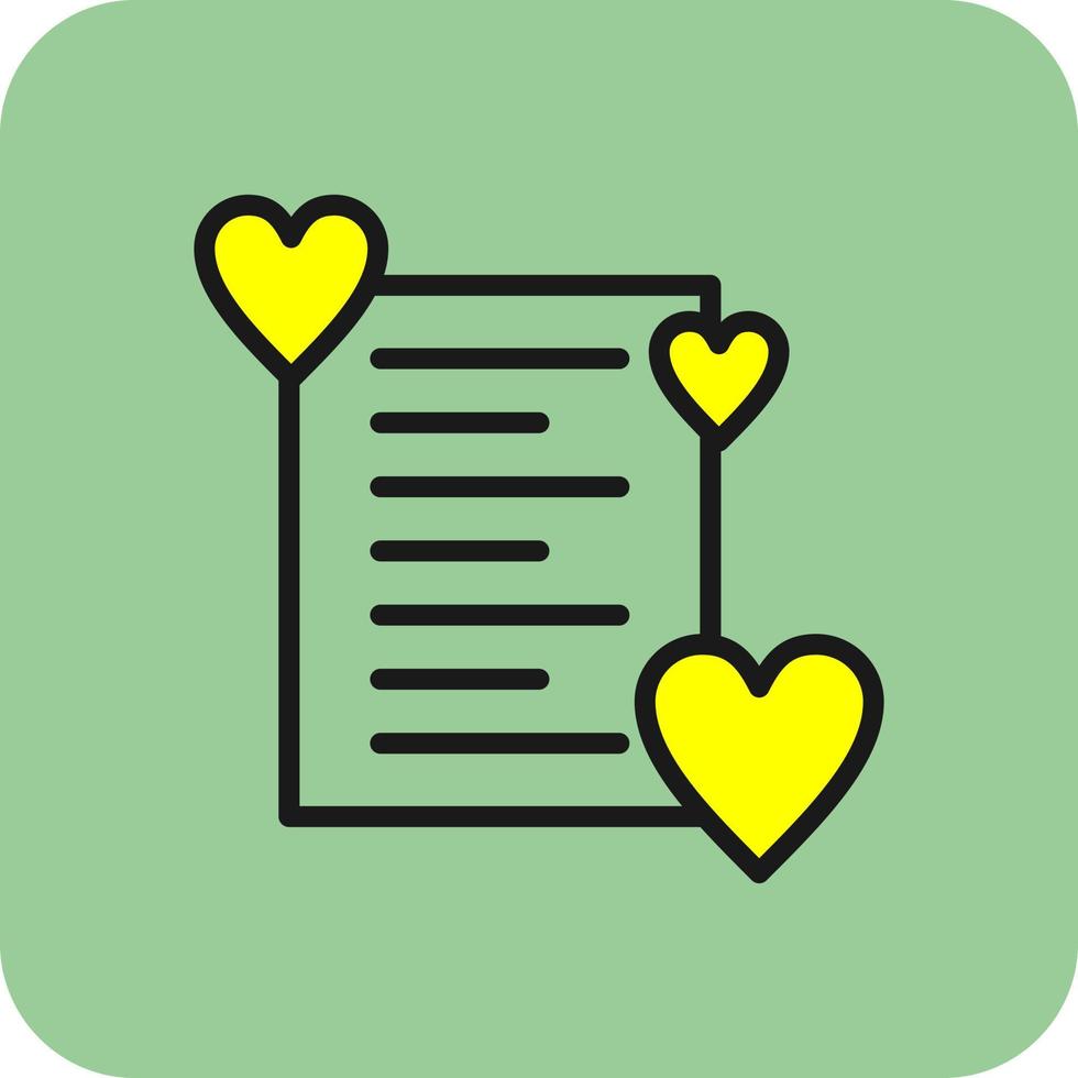 Wishlist Vector Icon Design