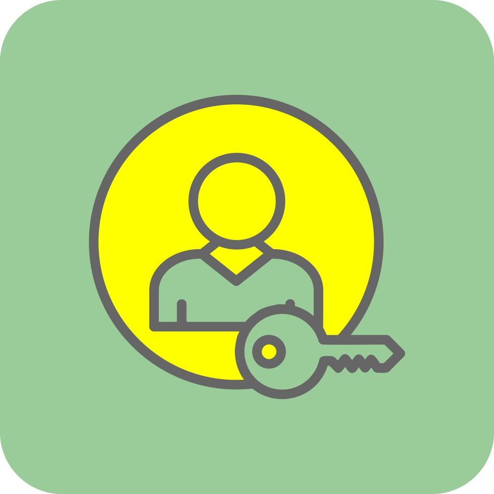 Key Accounts Vector Icon Design