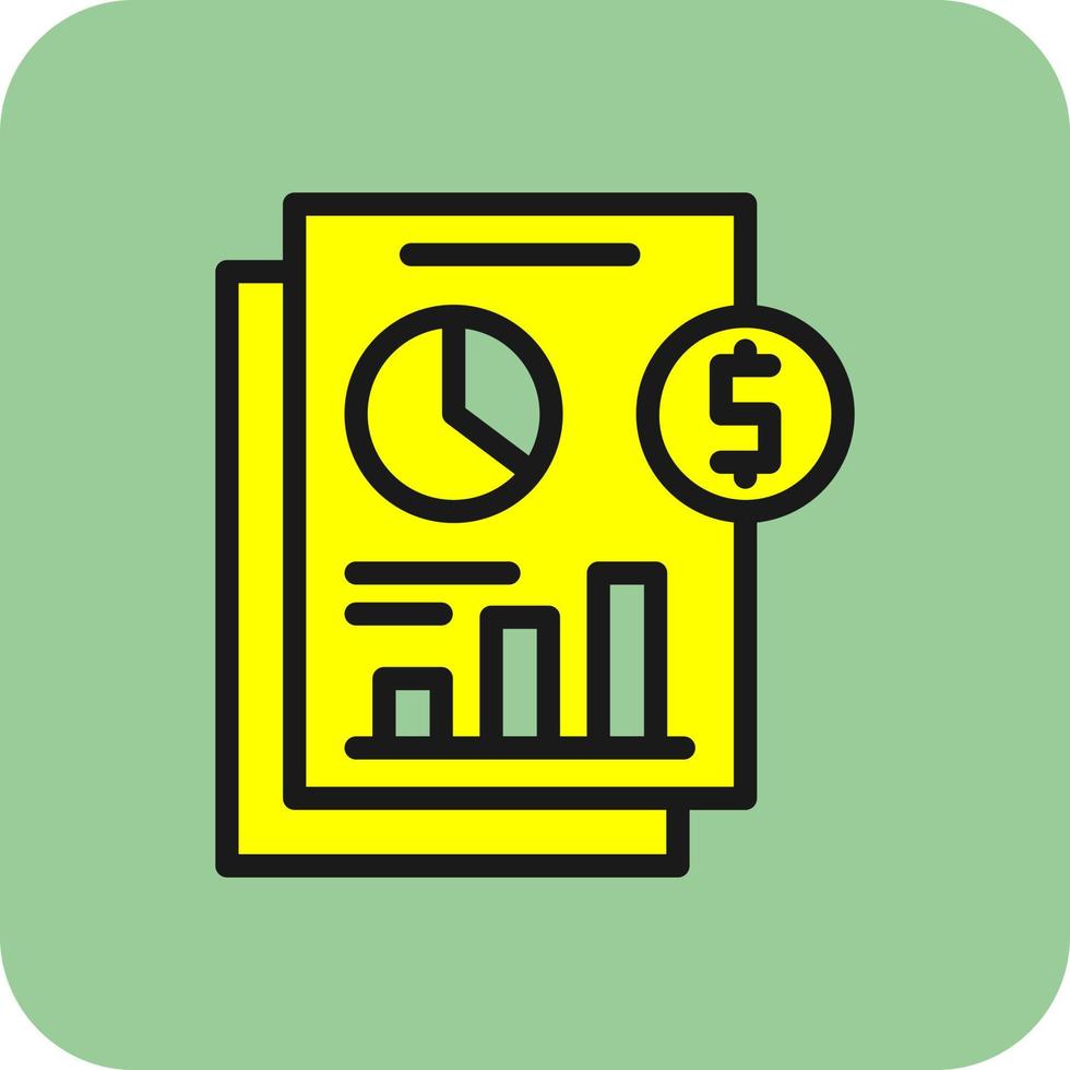Financial Statements Vector Icon Design