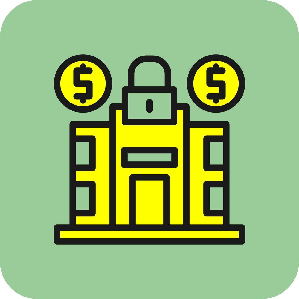 Fixed Asset Vector Icon Design