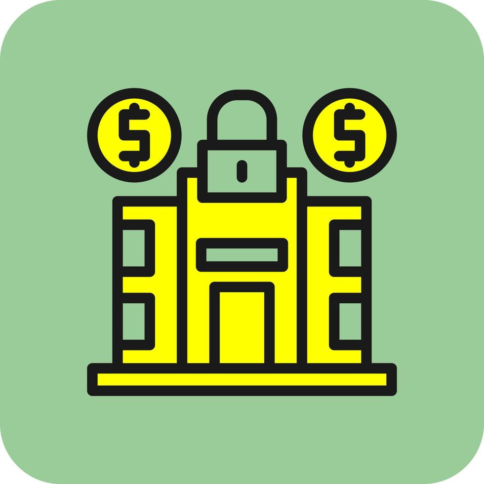 Fixed Asset Vector Icon Design