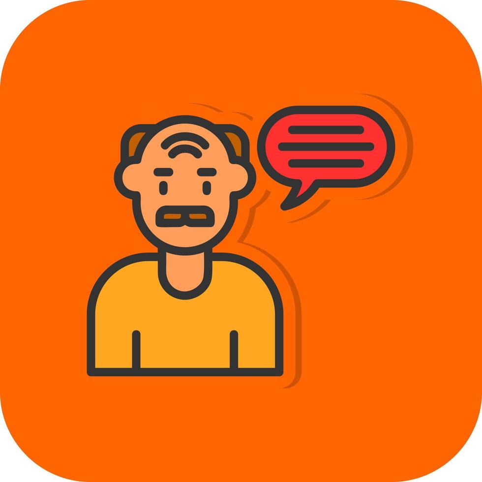 Speech Vector Icon Design