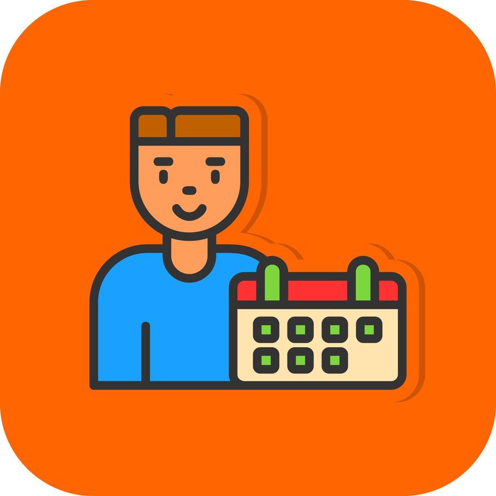 Event Planner Vector Icon Design