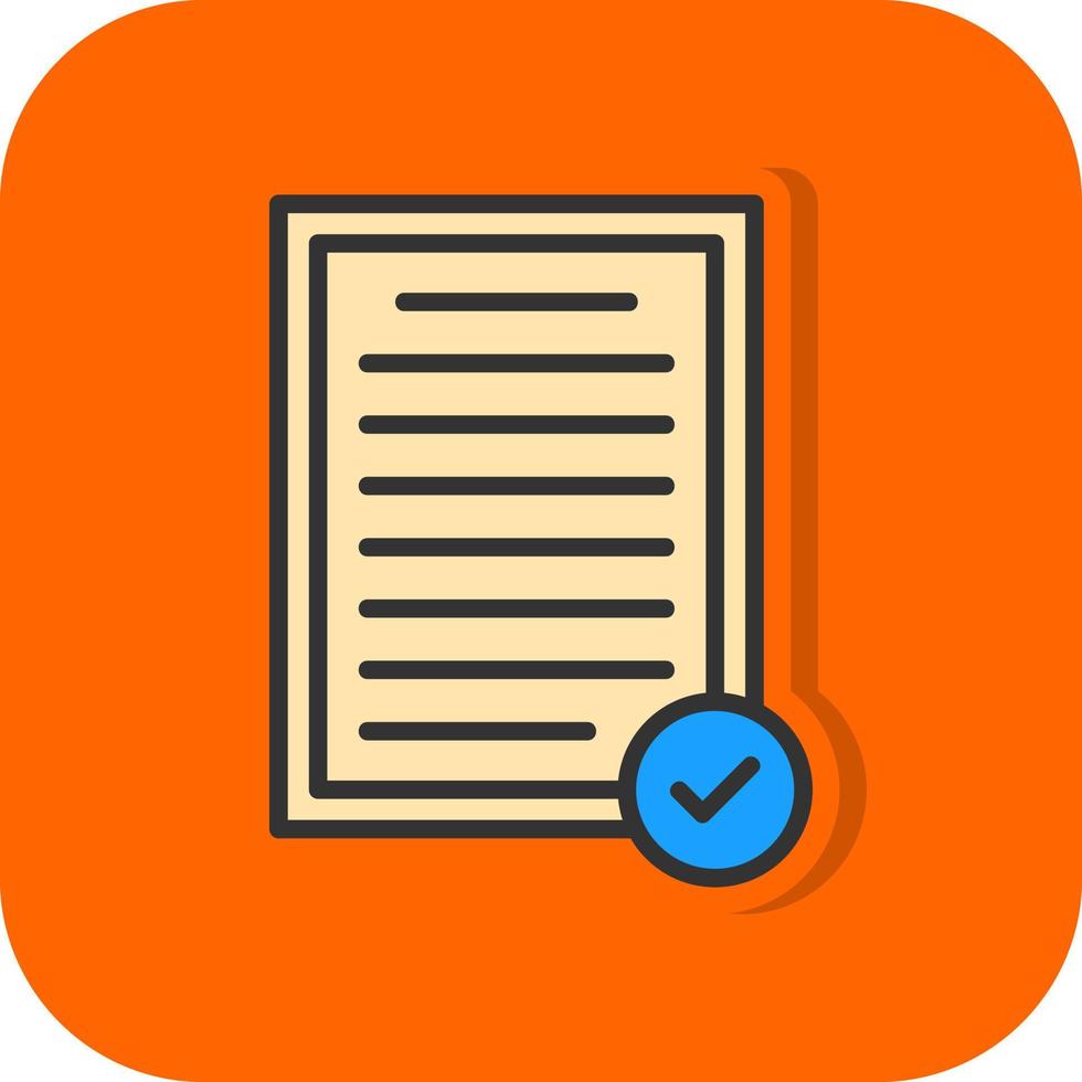 Checked Vector Icon Design