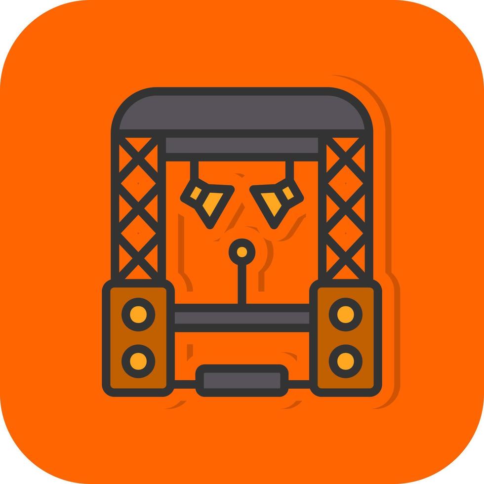 Stage Vector Icon Design