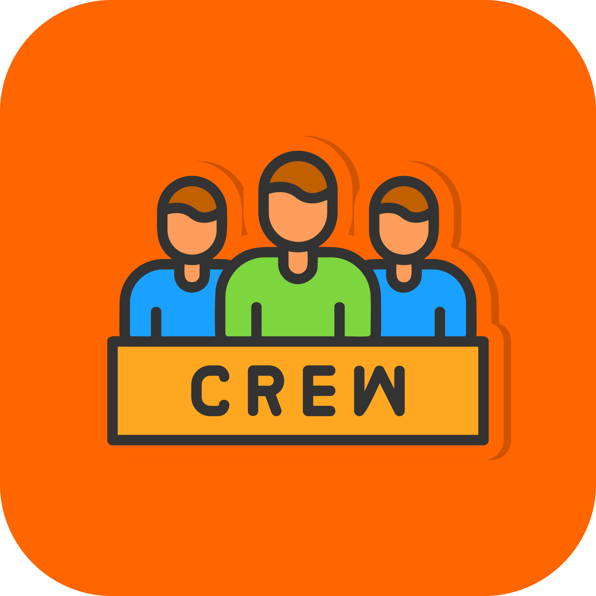 Crew Vector Icon Design 21098947 Vector Art at Vecteezy