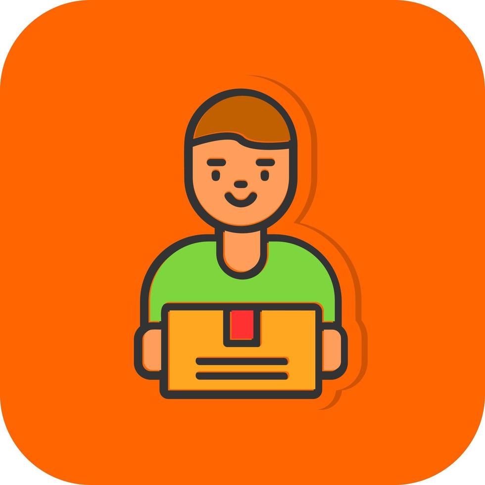 Deliveryman Vector Icon Design