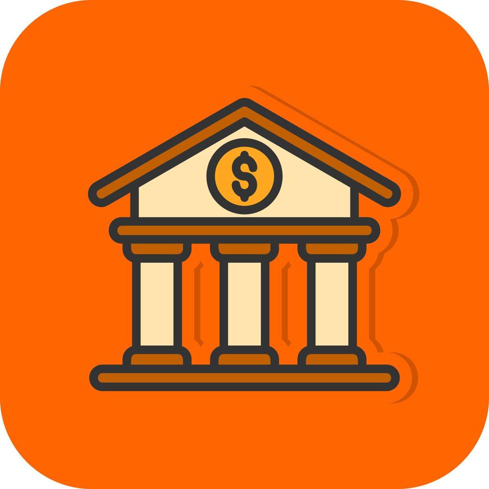 diseño de icono de vector de banco