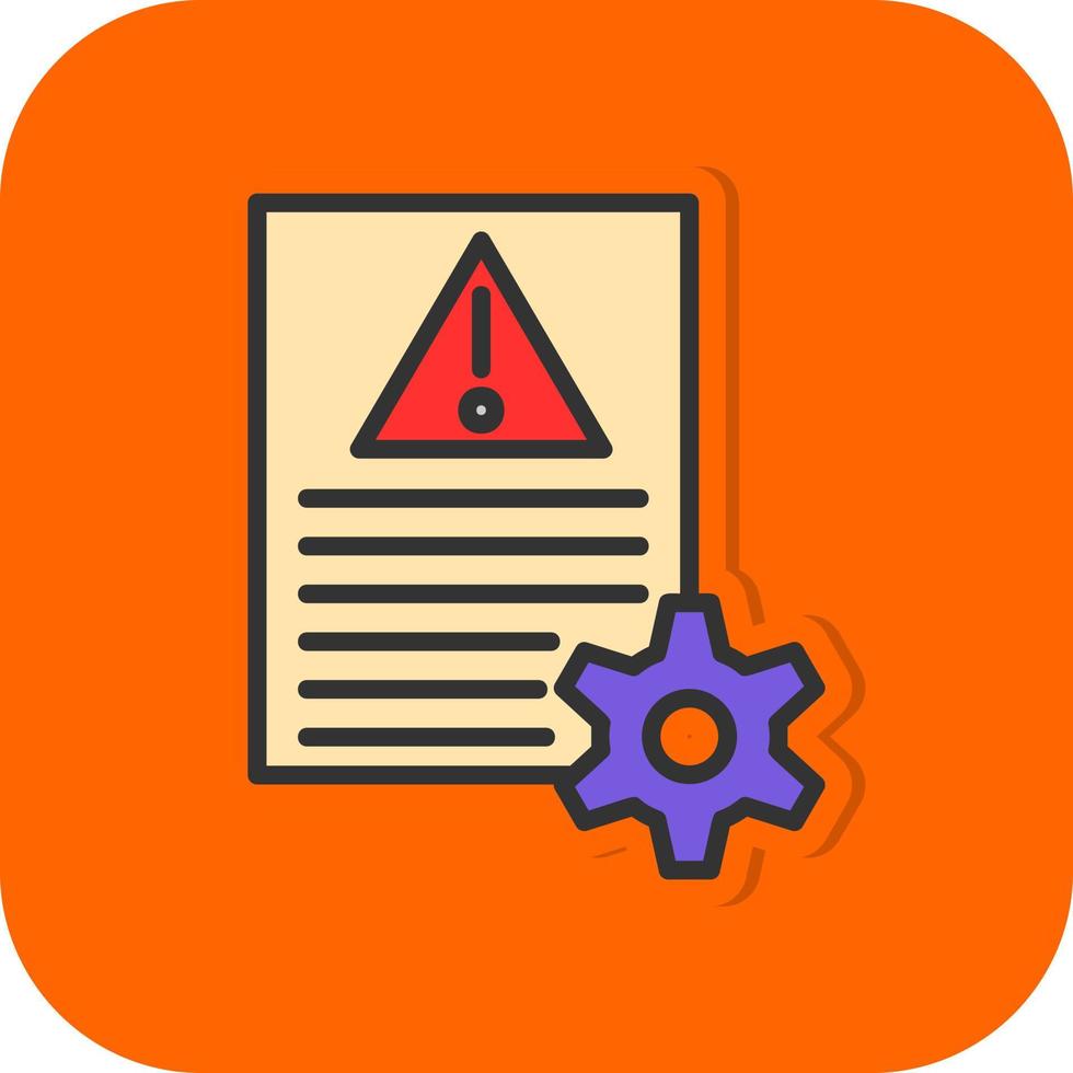 Risk Management Vector Icon Design