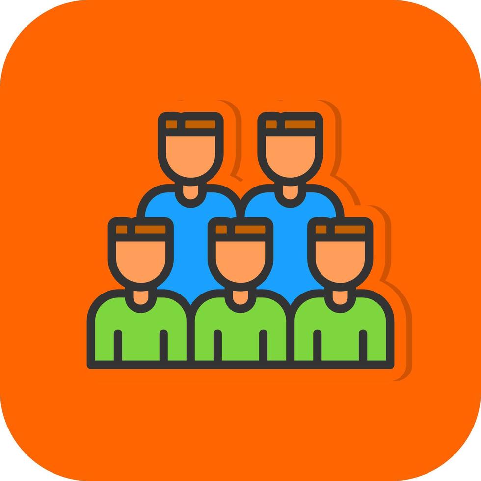 Crowd Vector Icon Design