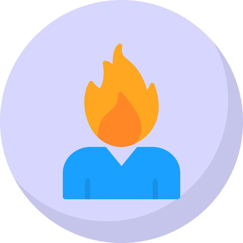 diseño de icono de vector ardiente