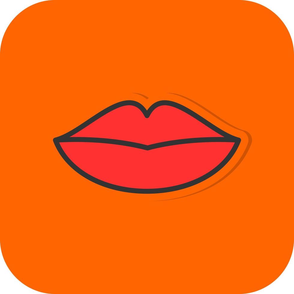 diseño de icono de vector de labios