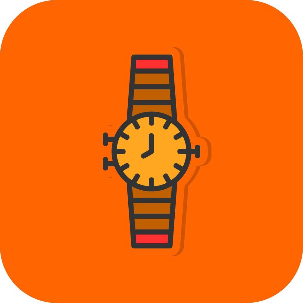 Wristwatch Vector Icon Design