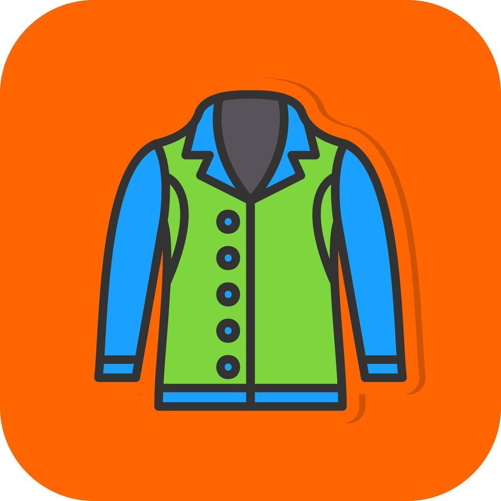 Coat Vector Icon Design