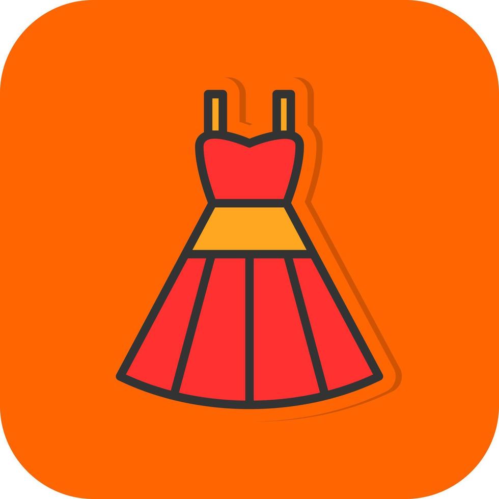 diseño de icono de vector de vestido