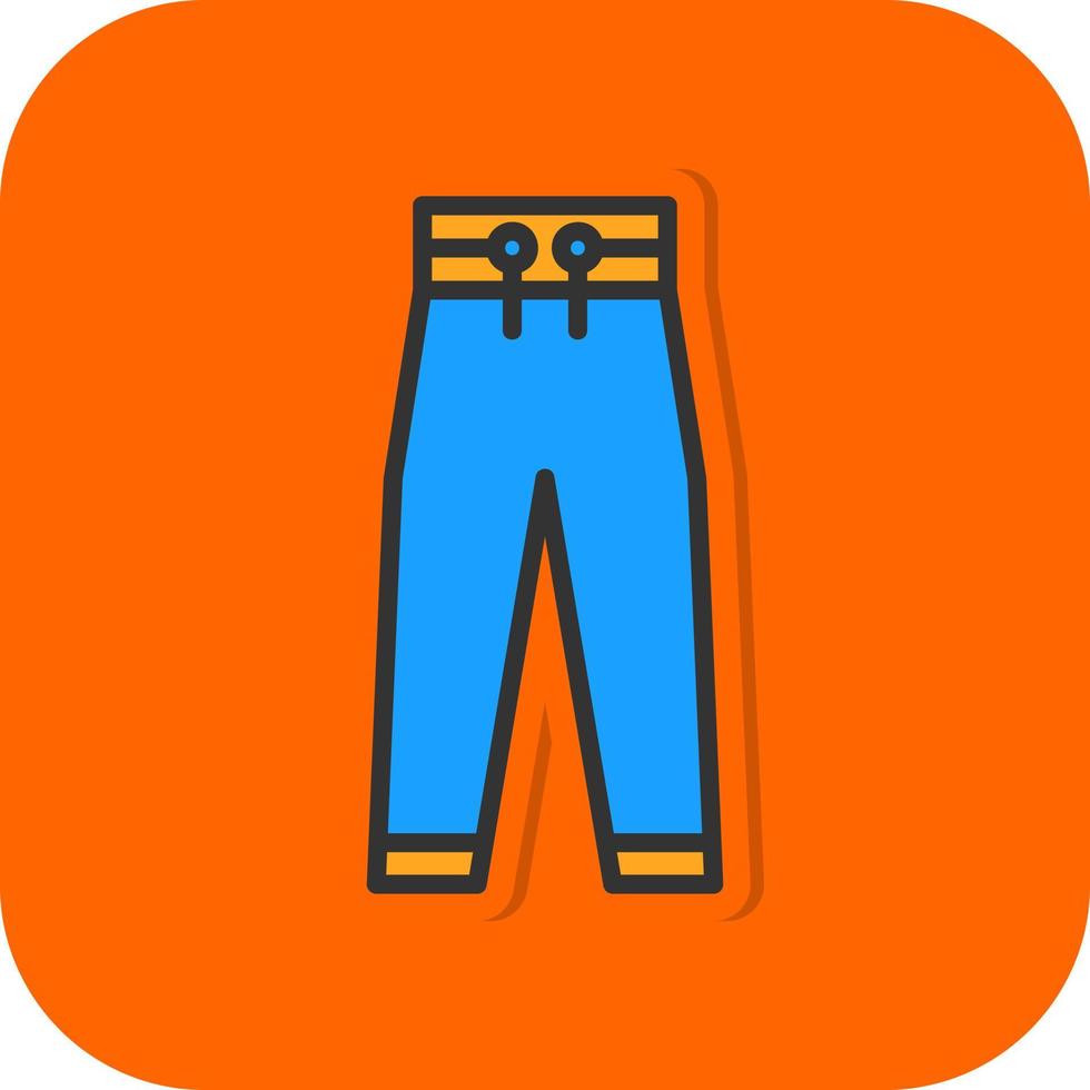 diseño de icono de vector de pantalones