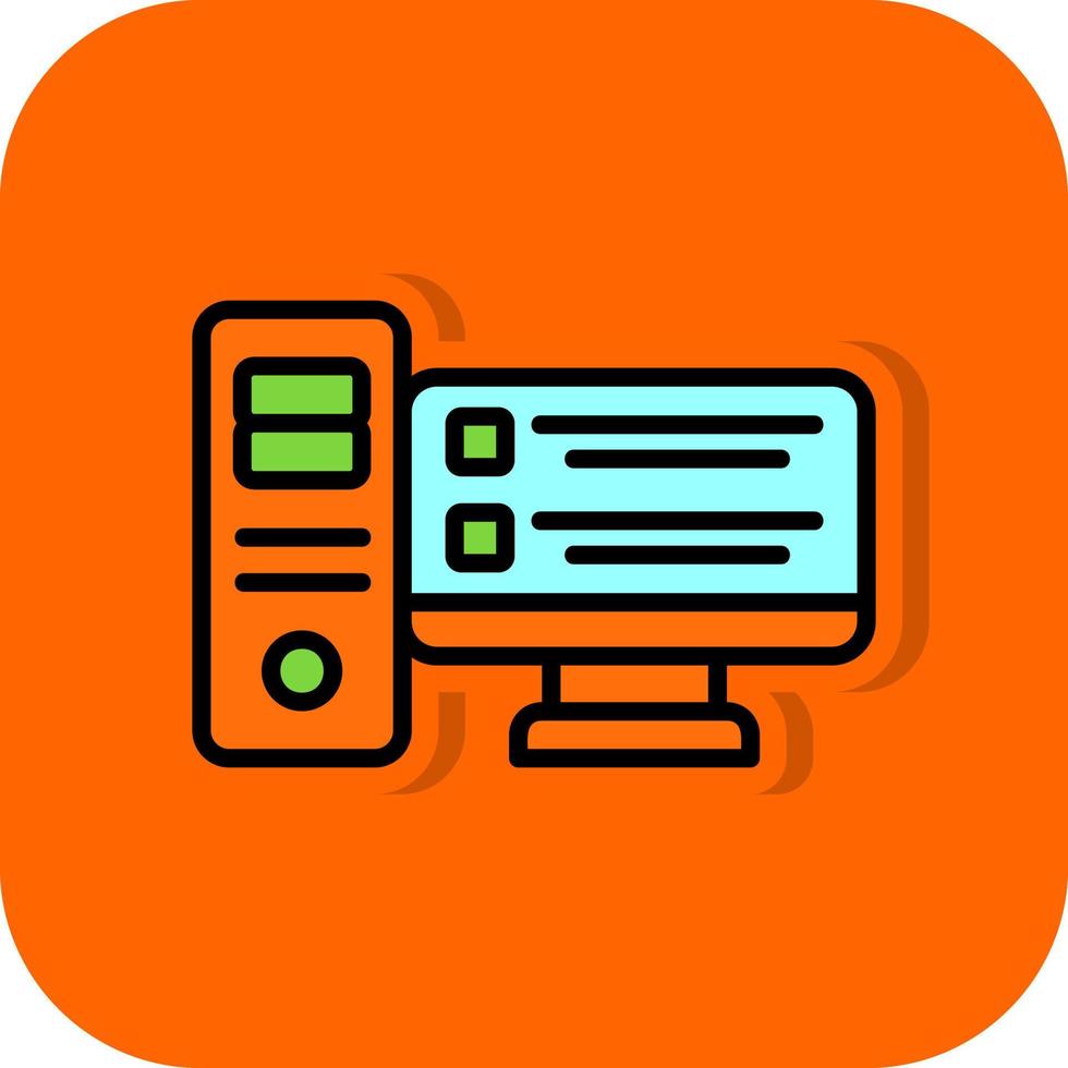 Computer Vector Icon Design