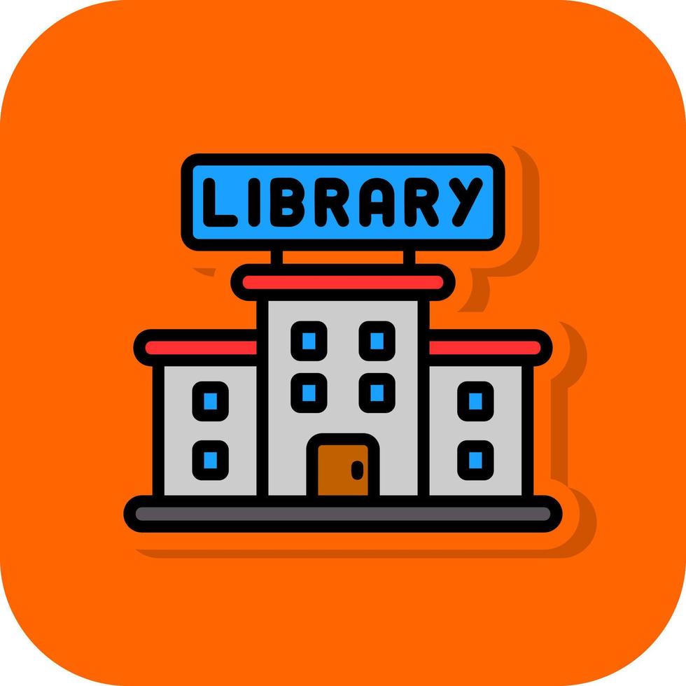 Library Vector Icon Design