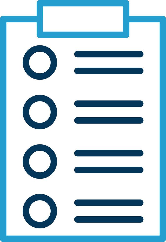 List Vector Icon Design