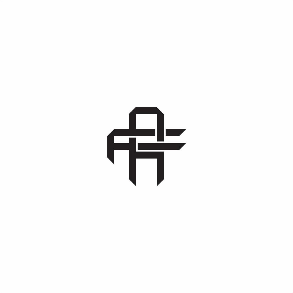 AF Initial letter overlapping interlock logo monogram line art style vector