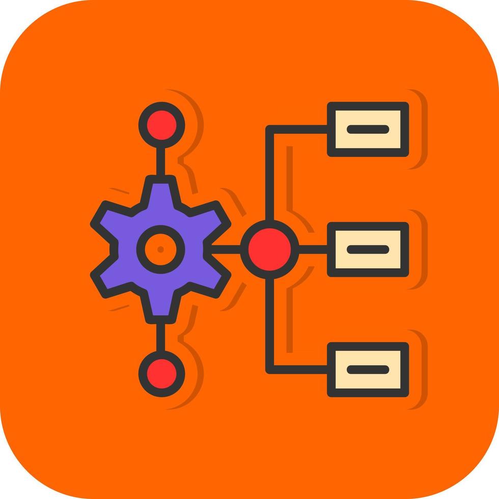 Workflow Vector Icon Design