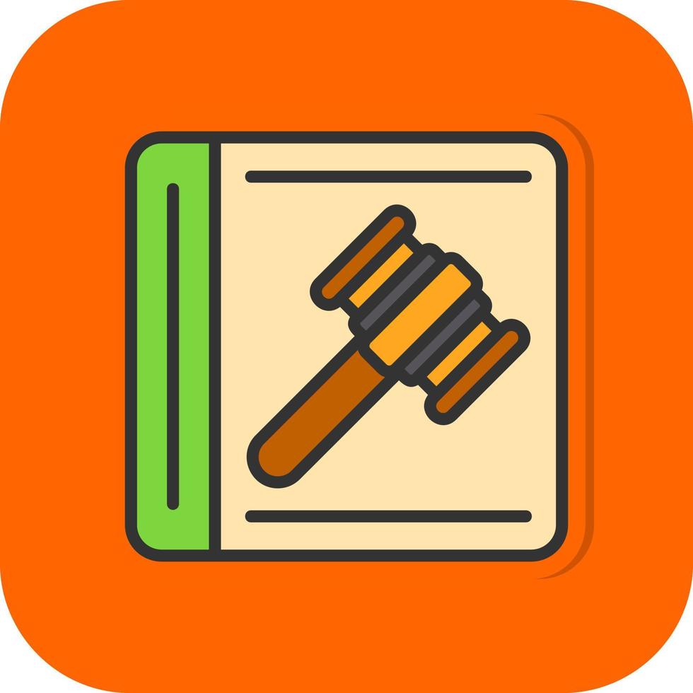 Law In Order Vector Icon Design