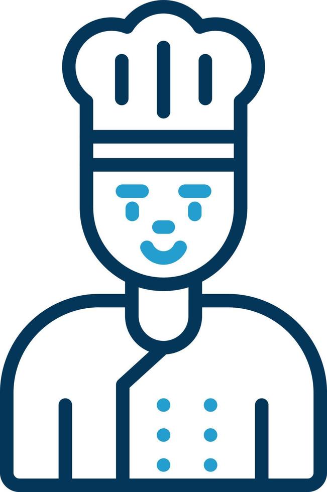 diseño de icono de vector de chef