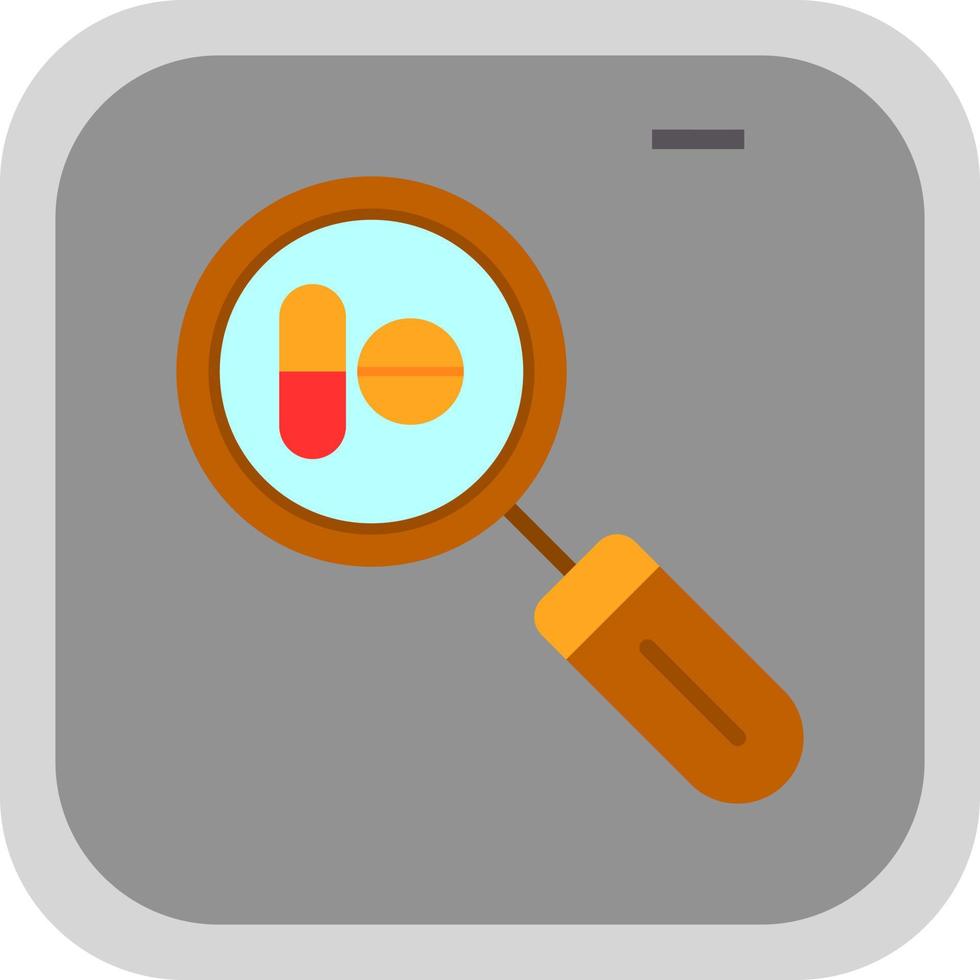 Drug Discovery Vector Icon Design