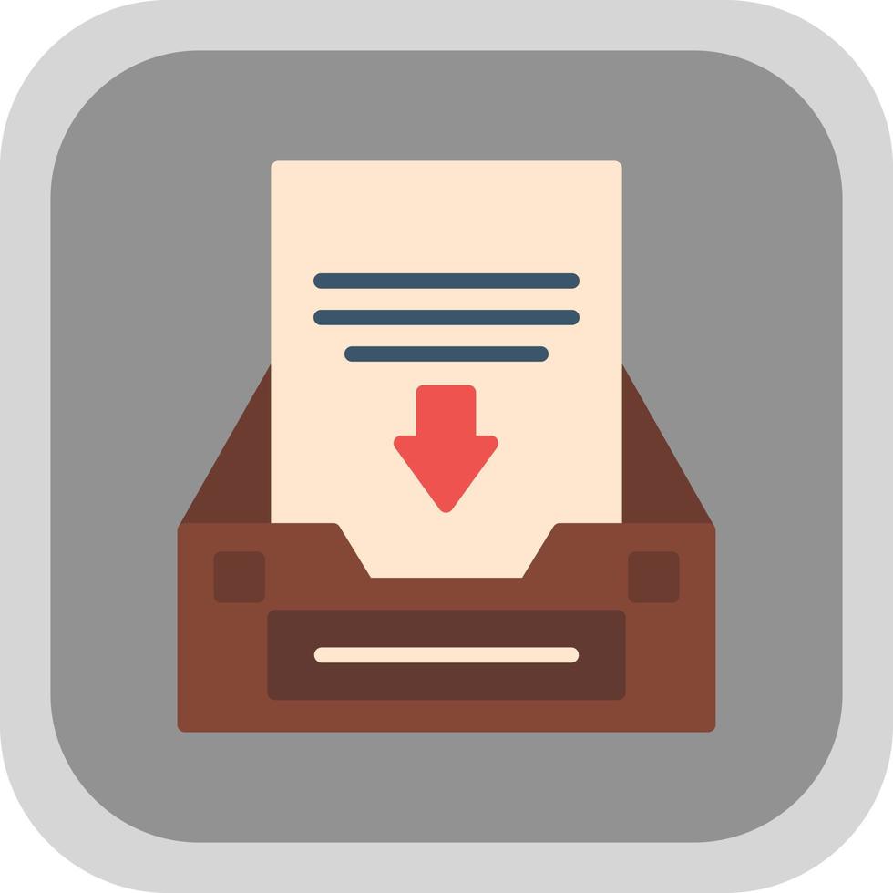 Project Inbox Vector Icon Design