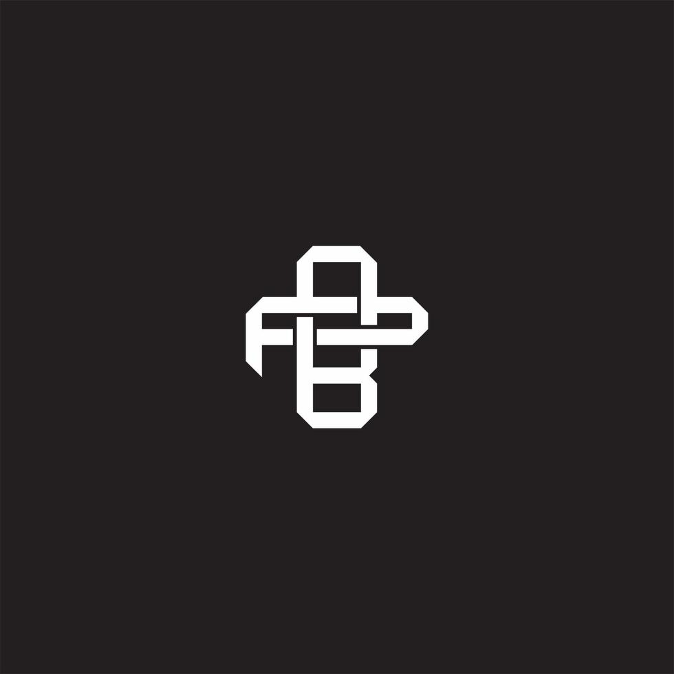 BP Initial letter overlapping interlock logo monogram line art style
