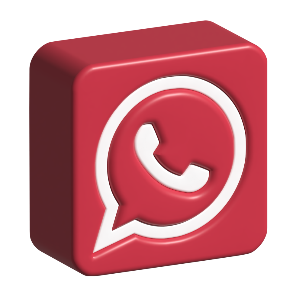 WhatsApp Logo 3D 3D model | CGTrader