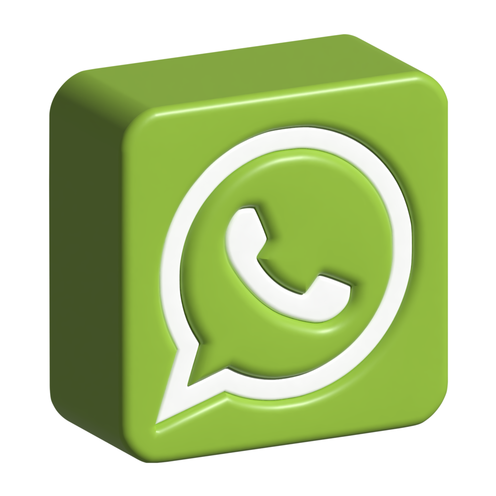 3d Symbol Logo von WhatsApp png