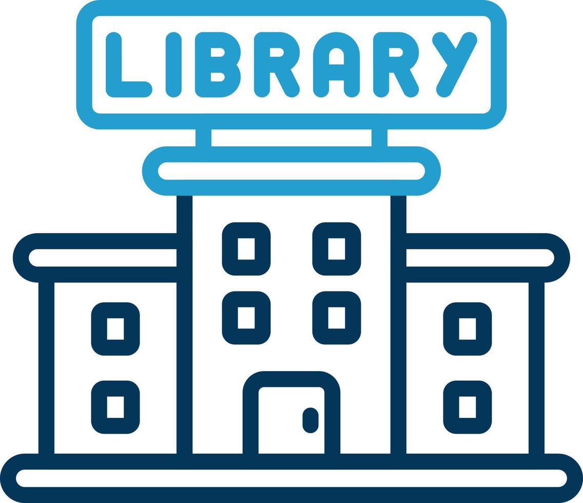 Library Vector Icon Design