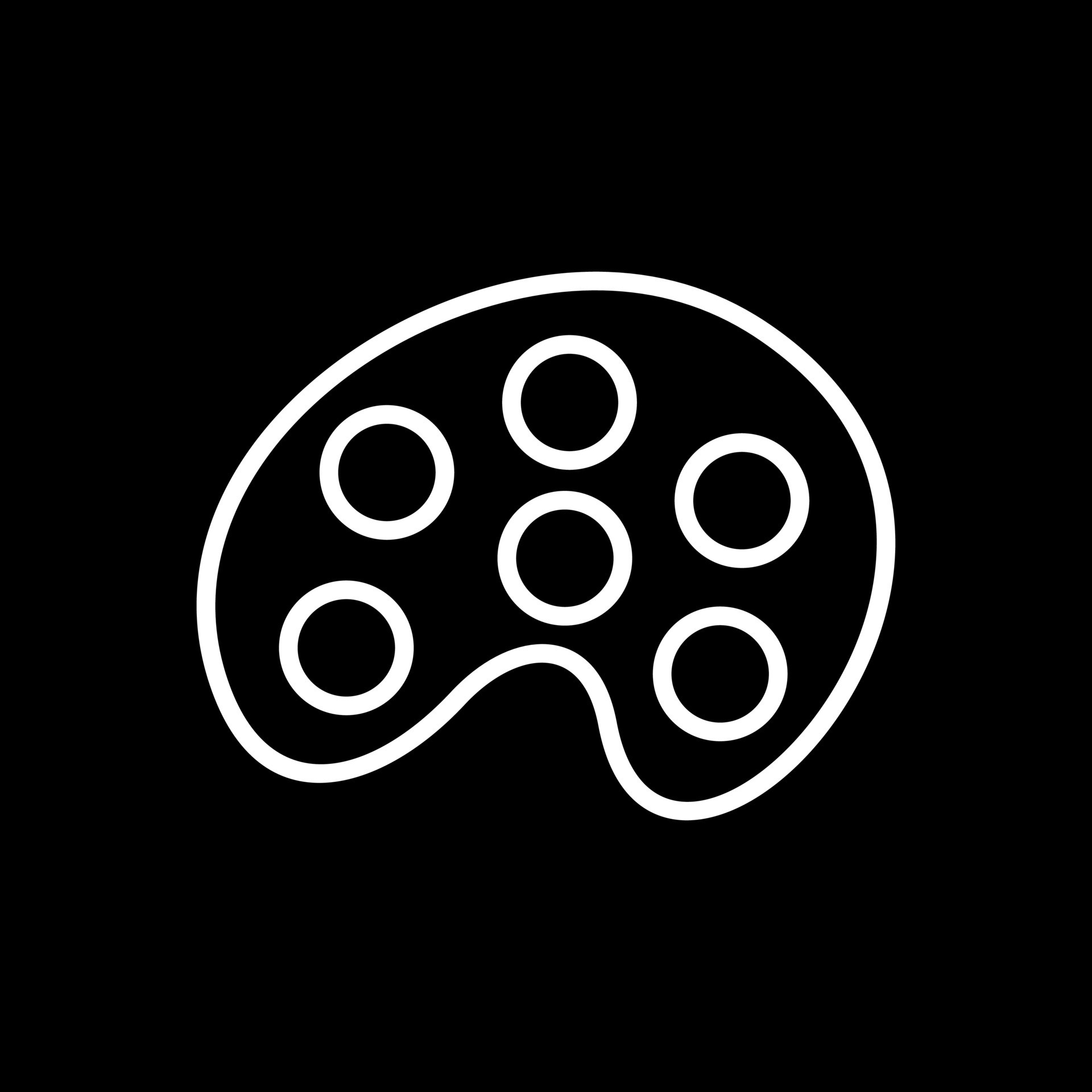 Paint Palette Vector Icon Design 21100693 Vector Art at Vecteezy