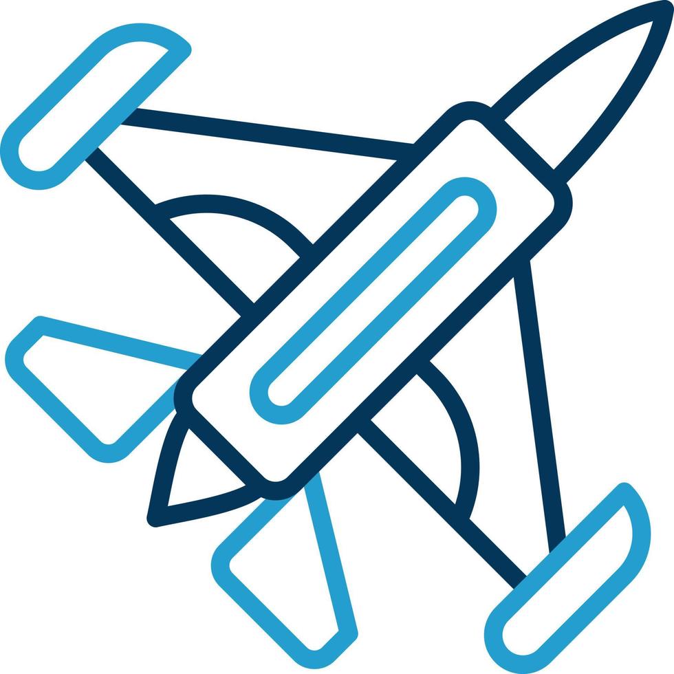 Jet Plane Vector Icon Design