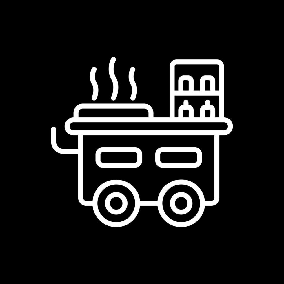 diseño de icono de vector de comida callejera