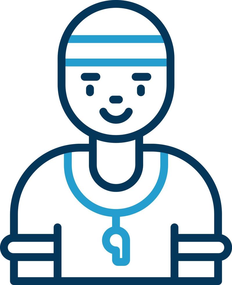 Trainer Vector Icon Design