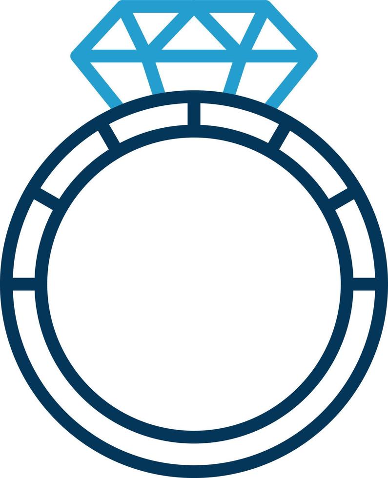 Diamond Ring Vector Icon Design