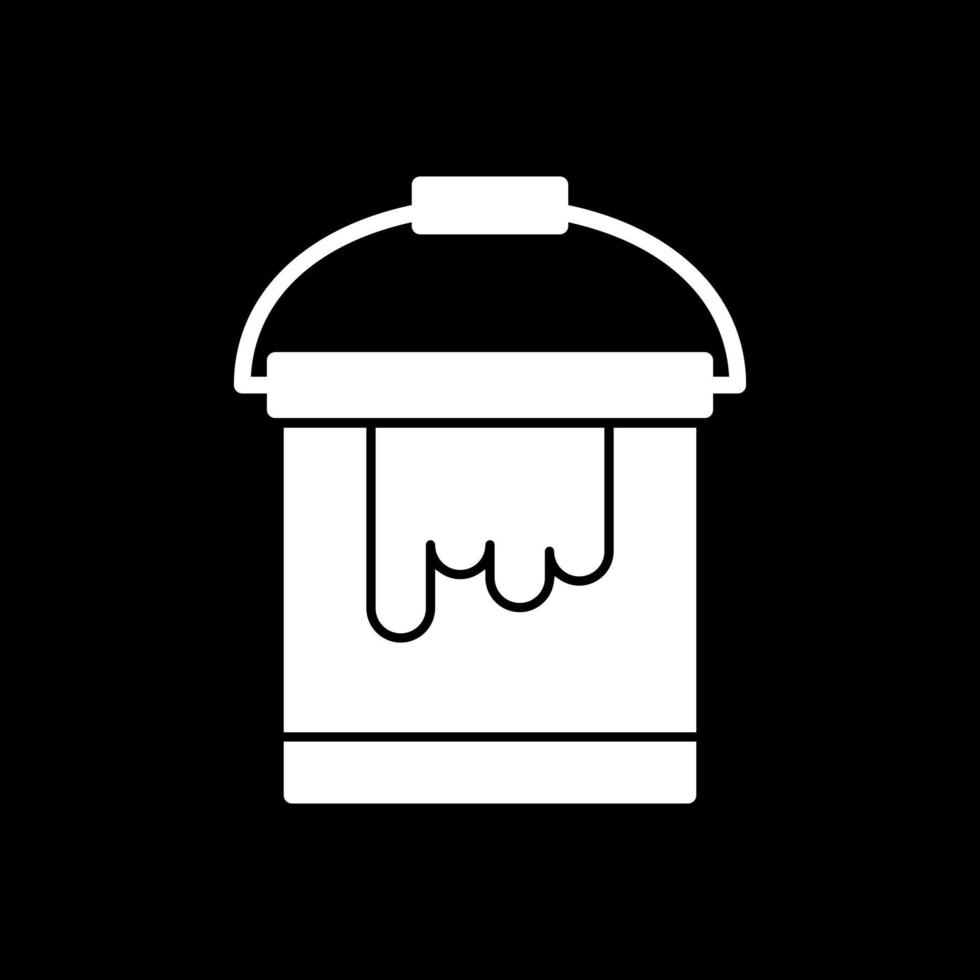 Paint Bucket Vector Icon Design