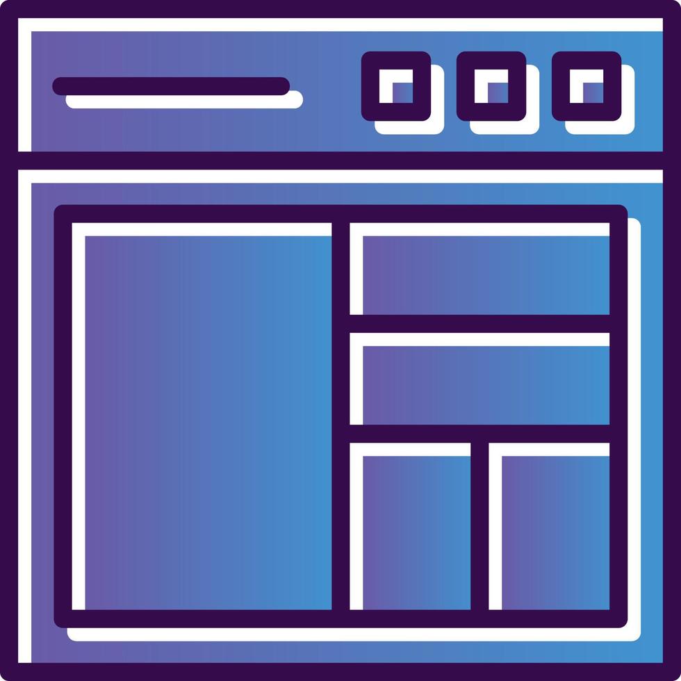 Layout Vector Icon Design